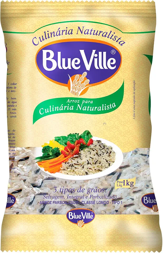 Arroz Branco Naturalista Blue Ville - Livre de Fragmentos - Tipo 1-1kg