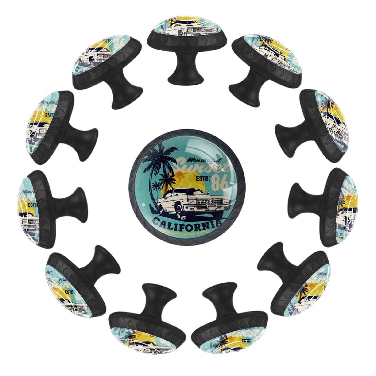 Boutons de tiroir voiture ronds 35mm pour remplacer les poignées usées de commode enfant