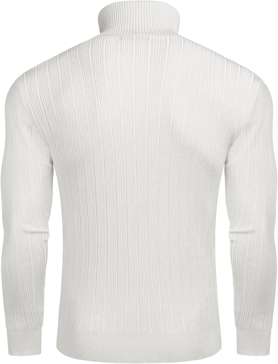 COOFANDY Men's Slim Fit Turtleneck Sweater Ribbed Knitted High Neck Pullover Sweaters - Image 4