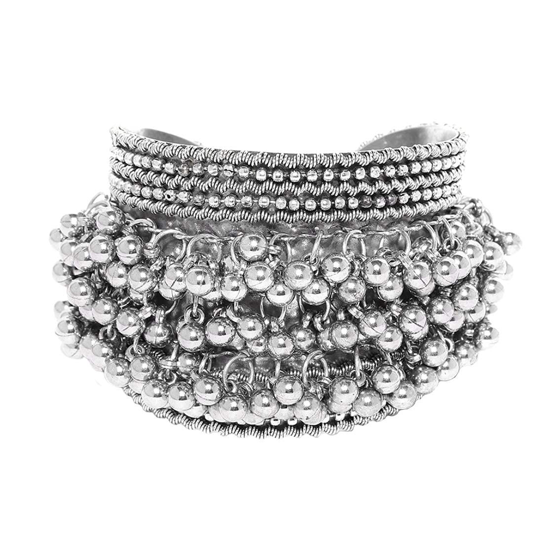 See full amazon price history chart for Gemocracy oxidised silver german silver ghungroo cuff bracelet for women girl Gemocracy oxidised silver german silver ghungroo cuff bracelet for women girl (B0BSNVQ6CB) Amazon Price History, Amazon Price Tracker