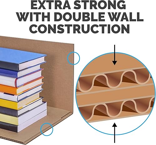 Miniatura 10 de Bankers Box SmoothMove Classic - Cajas de mudanza pequeñas paquete de 20 montaje sin cinta asas de fácil transporte 10 x 12 x 15 pulgadas