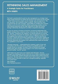 Rethinking Sales Management A Strategic Guide for Practitioners