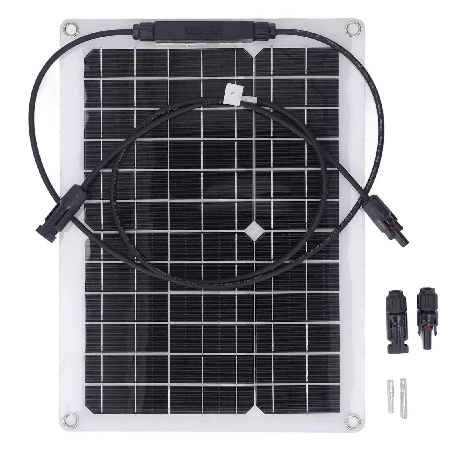 Generic Kit Flessibile per Pannello Solare Piccolo da 18 V Design Sicuro per Esigenze Elettriche in Fuori Rete Monocristallino 1 unità