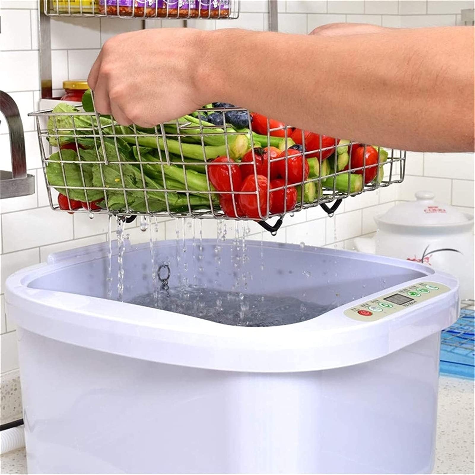 Essiccatore Alimentare 1000W In Acciaio Inox - 9 Vassoi, Timer 48h, Temperatura Regolabile 35-75&deg;C