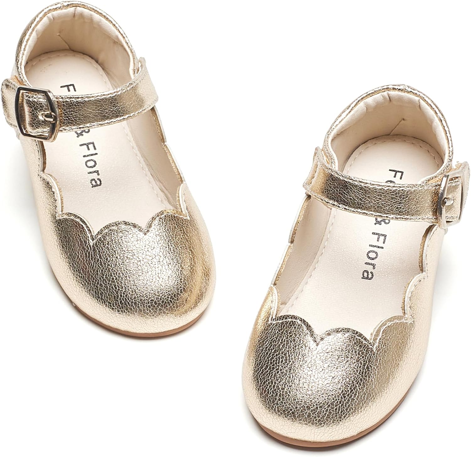 Felix & Flora Toddler Flower Girl Dress Shoes - Baby Girl Ballet Mary Jane Flats for Party School Wedding