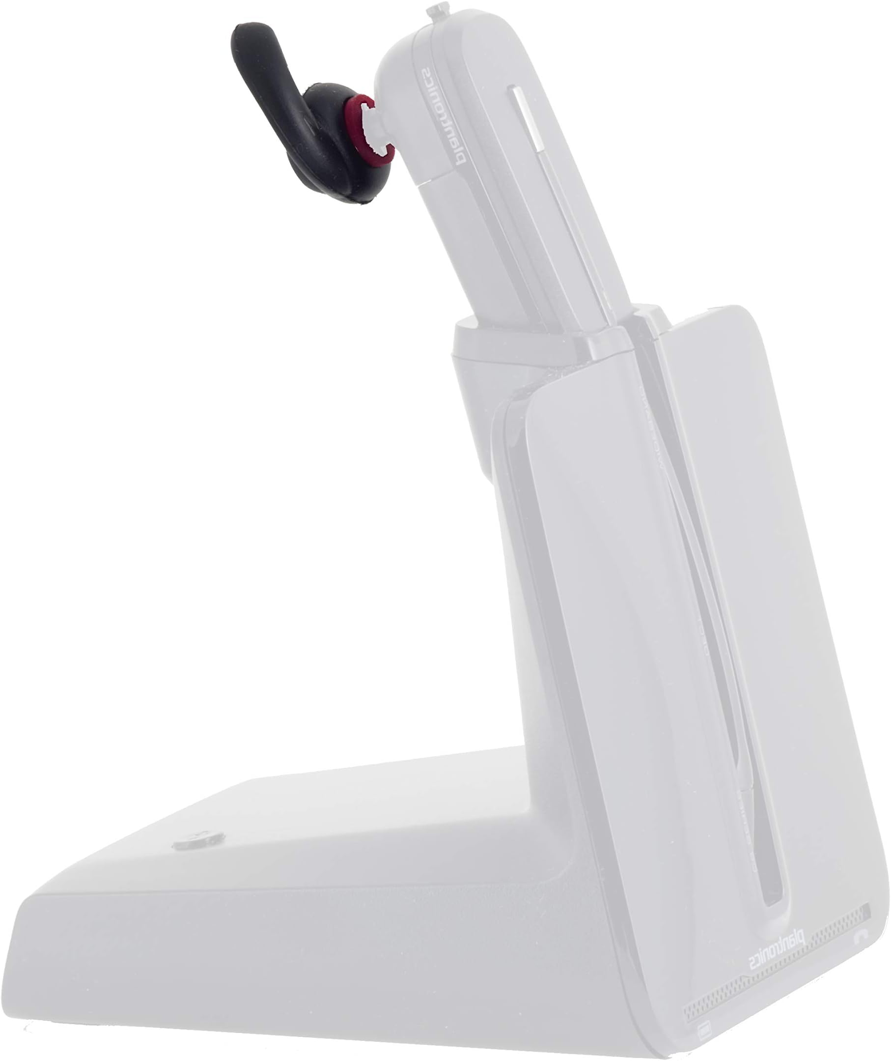 Eartip Adapter and Silicone Hook Eartips Compatible with Plantronics Poly CS540 / W440 / W740 / WH500 Headsets (1-Pack Adapter + 3 Pcs Left S/M/L Ear Tips)