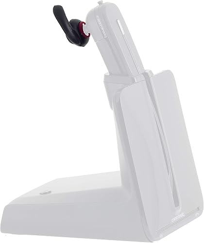 Punta intrauditiva con gancho de silicona compatible con auriculares Plantronics Poly CS540 / W440 / W740 / WH500 (1 adaptador + 3 puntas izquierda