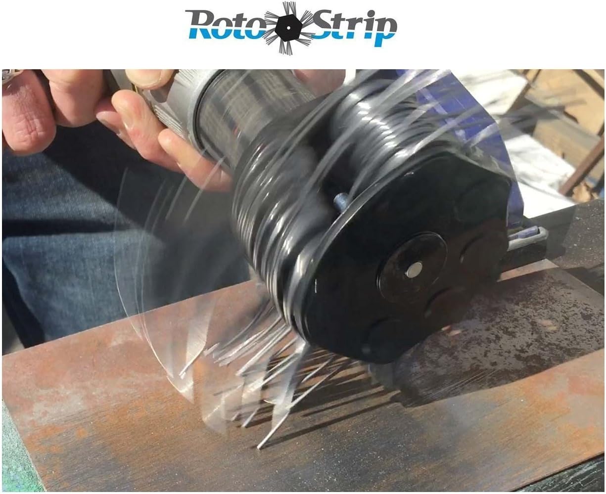 Roto Stripper Paint & Rust Remover Drill Attachment - Standard/Home Model - New Redesigned Multi Rotostripper for Paint and Surface Coating Removal