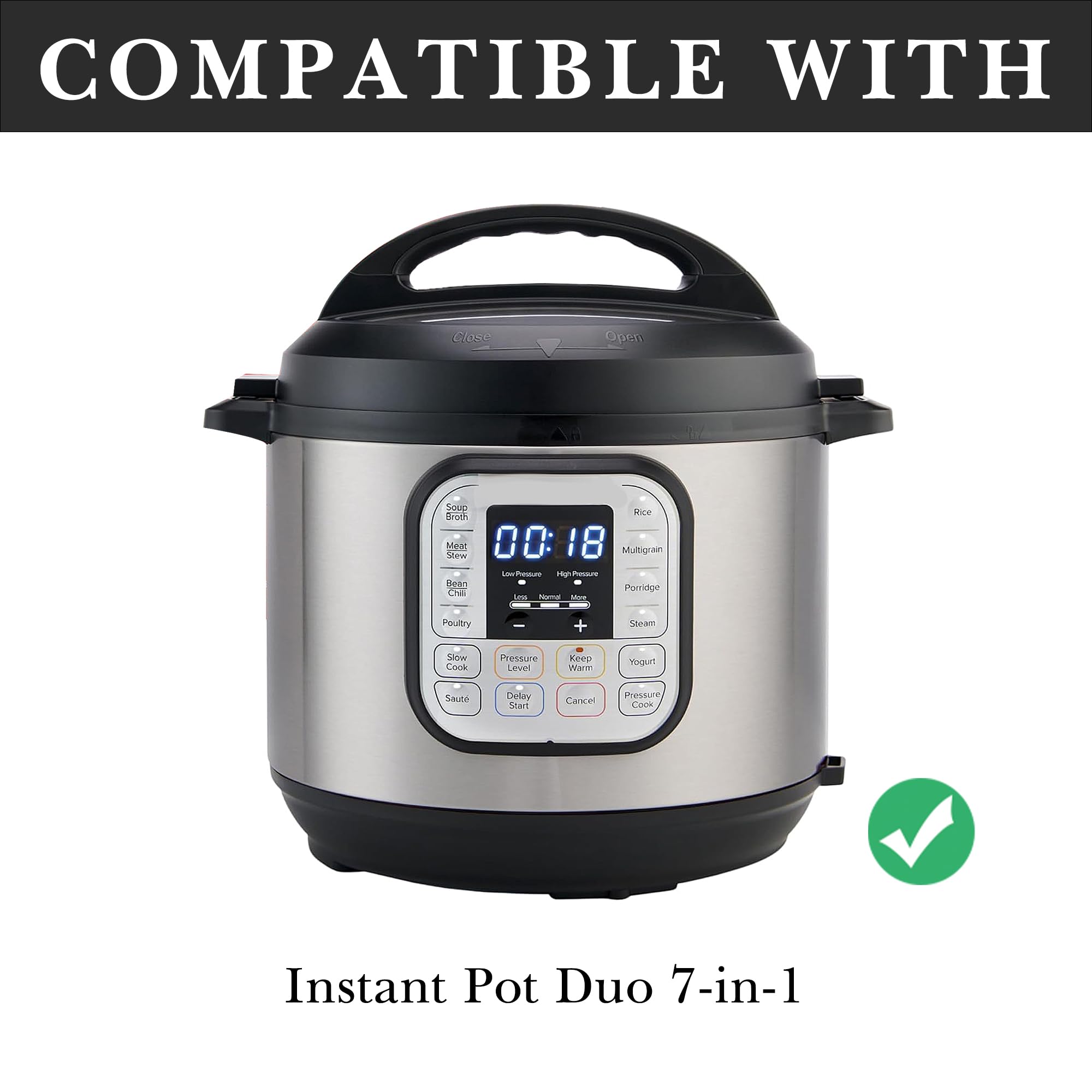 Ciotola interna in lega di alluminio per cuociriso Linkidea, compatibile con Instant Pot Duo 7 in 1, lavabile in lavastoviglie, ciotola di ricambio