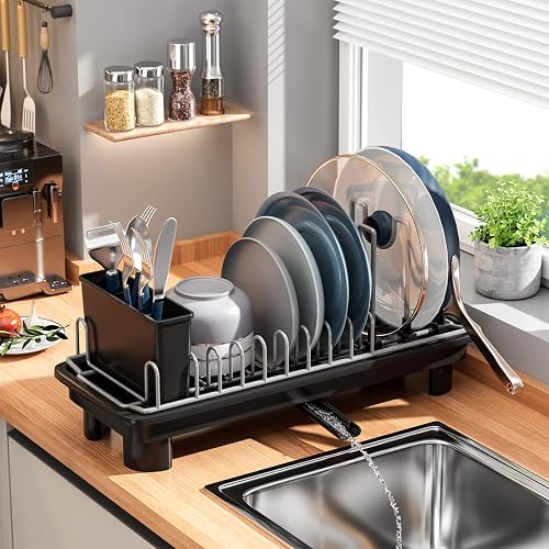 SanDream Small Dish Drying Rack Stainless Steel