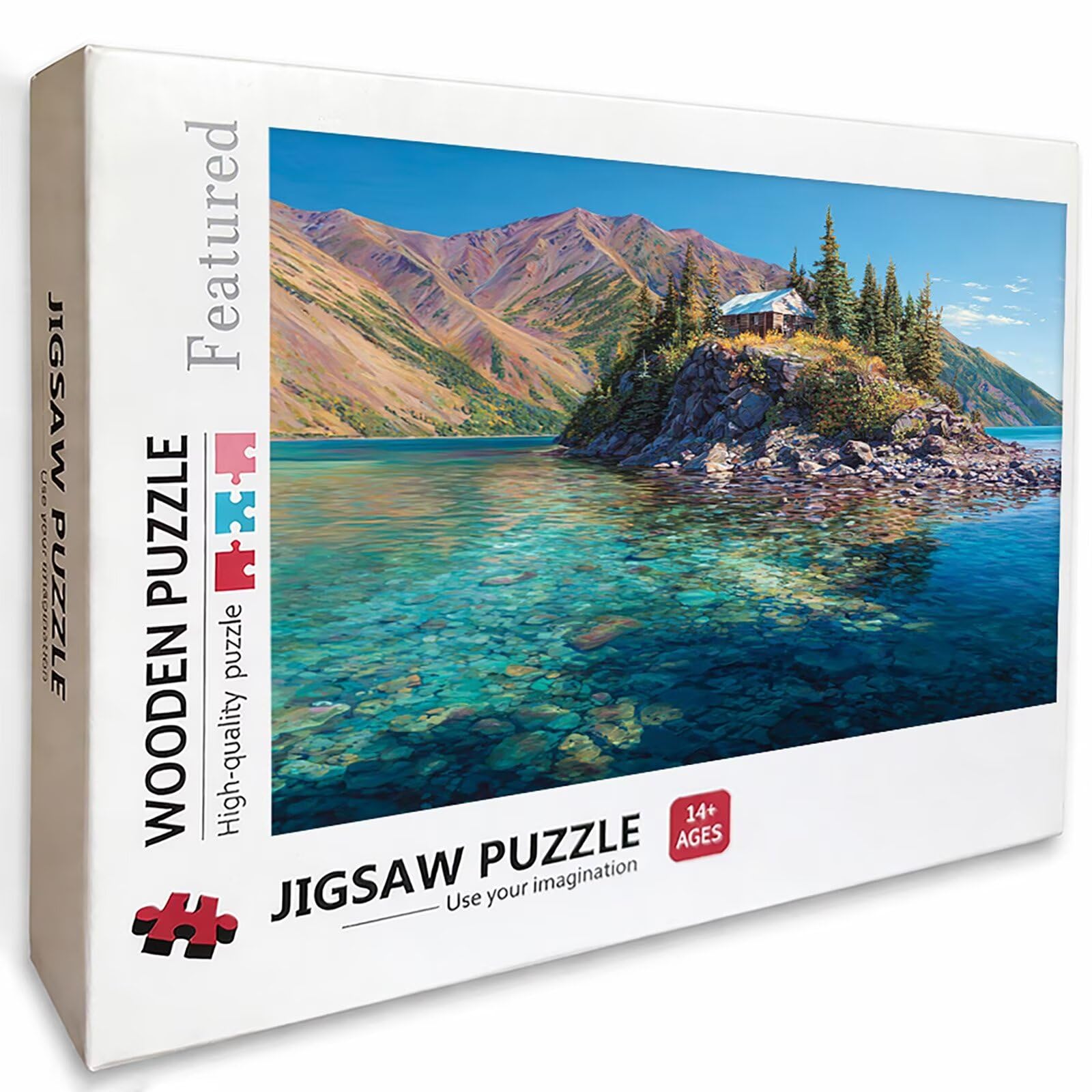 Cottagea Puzzle 4000 elementów dla dorosłych, drewniane puzzle z pudełkiem 141 x 87 cm, puzzle dla dorosłych o wysokiej trudności, DIY gra logiczna, kreatywne hobby, letnia dekoracja, (widok) 2-7779
