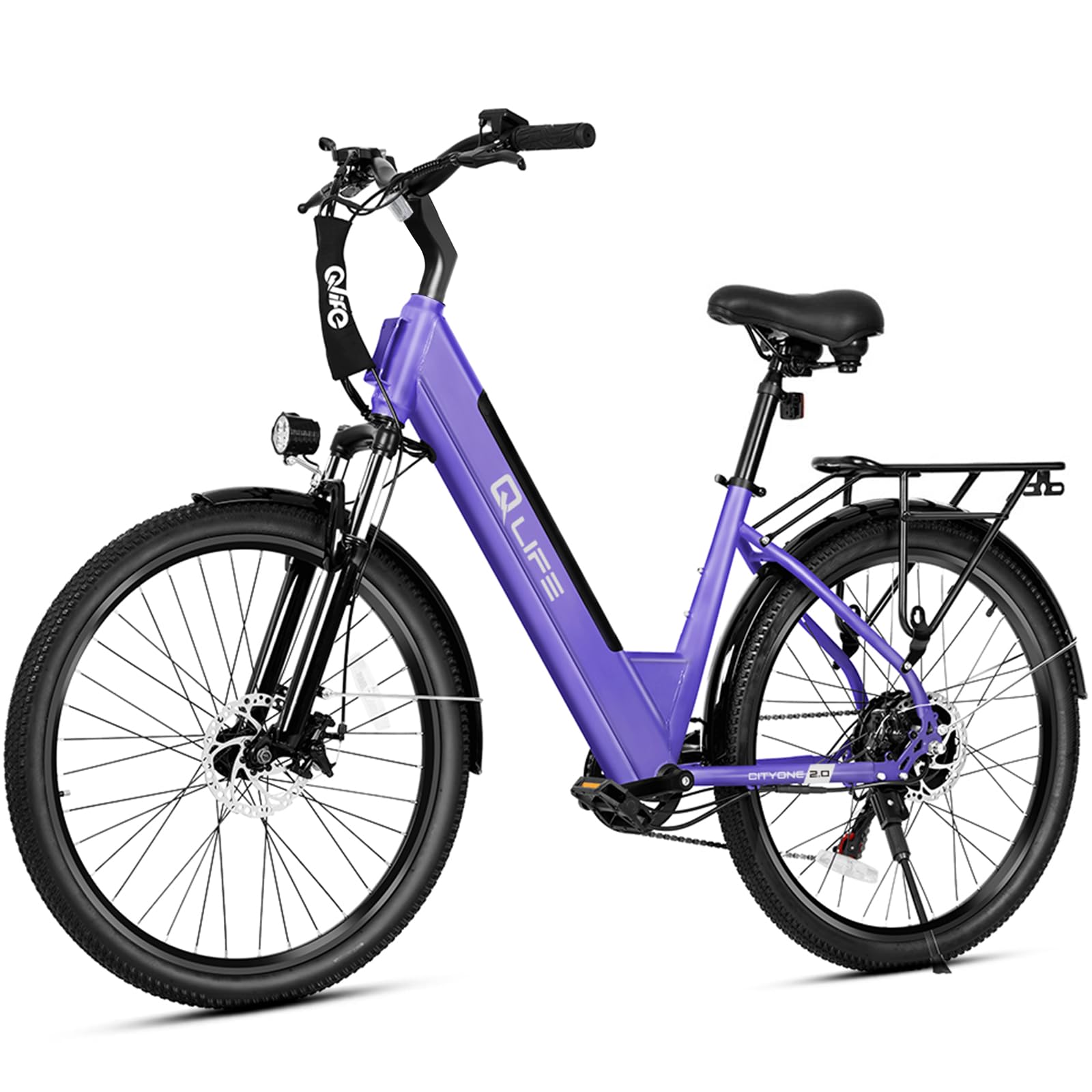 Qlife Cityone 2.0/Cityone Plus Electric Bike for Adults-1200W Peak Motor