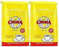 Vista 1 de Cafe Crema Café molido de Puerto Rico, bolsa de 8 onzas (paquete de 2)