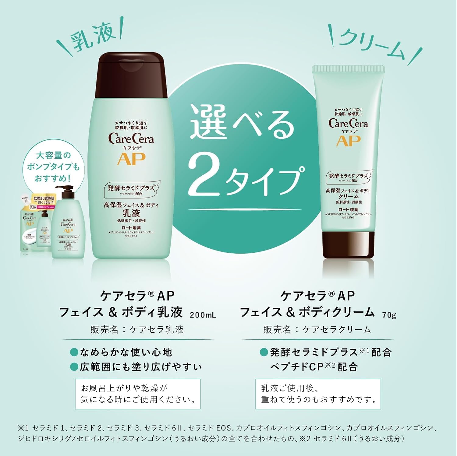 Amazon | ケアセラ APフェイス＆ボディ乳液 400mL (大容量ポンプ) ×4