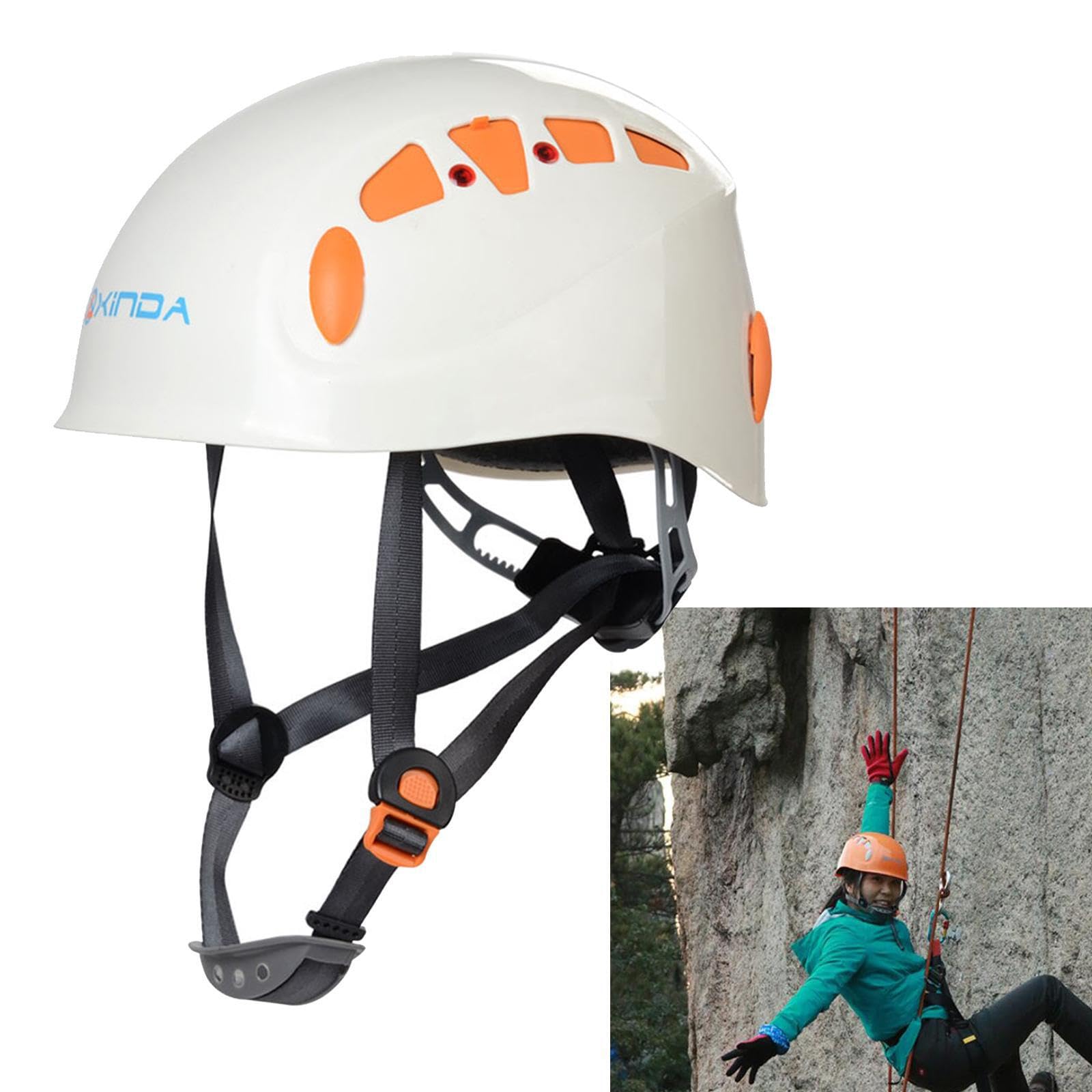 Casque d'arboriste pour l'escalade, Homme, Femme et Adulte, idéal pour l'alpinisme et la spéléologie en extérieur. optimale Lors des travaux d'arbres. Équipement de