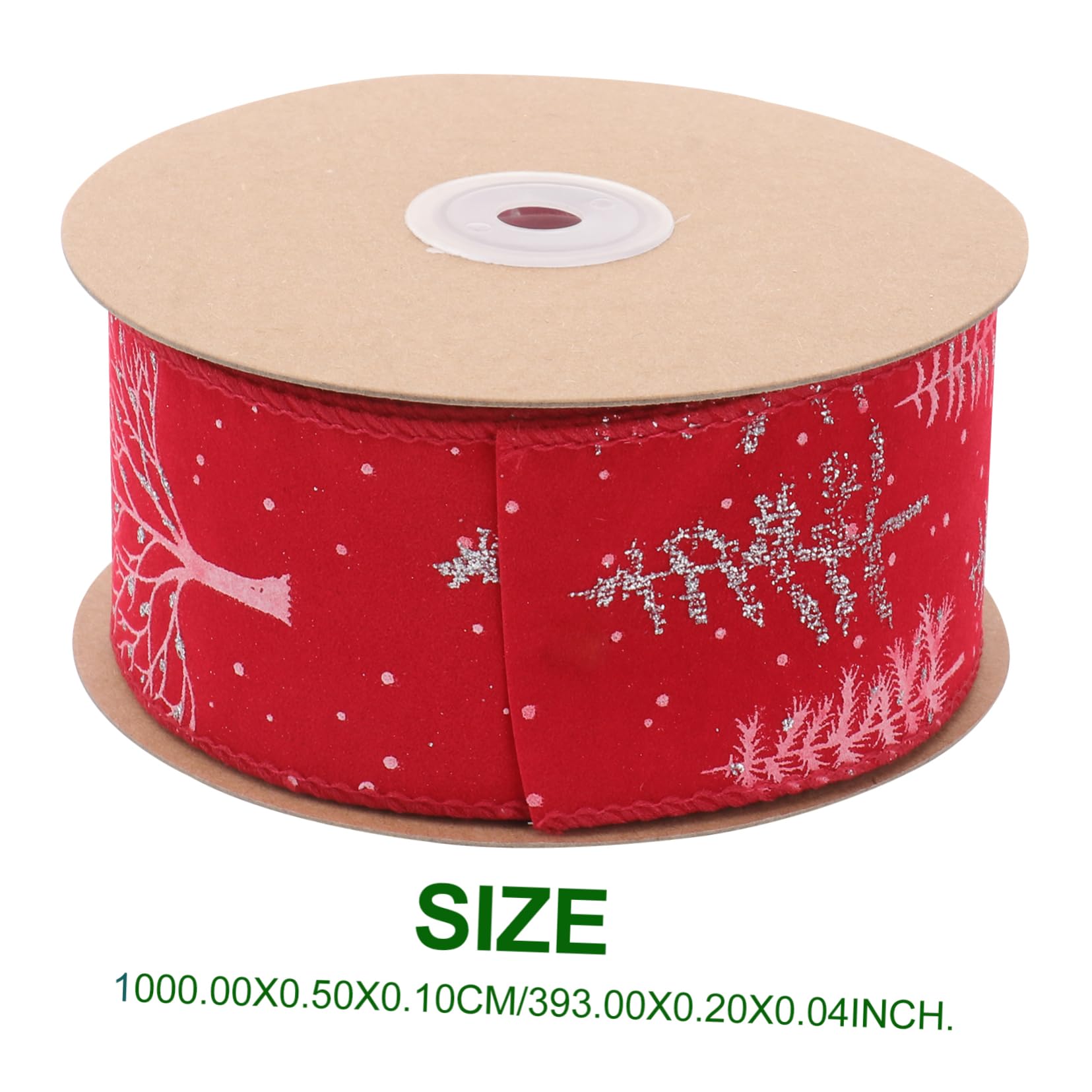 NUOBESTY 3rollen Weihnachtliches Dekorationsband Weihnachtsmuster-ribbon Für Bastelarbeiten Geschenkverpackungen Und Weihnachtsbaum-dekorationen Farbenfroh Und Langlebig Für Kreative