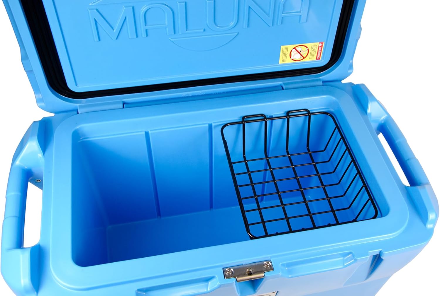 Maluna CLWJ-053 70 Quart Cooler Dry Goods Wire Basket Accessory | Internal Storage Organizer for Maluna 70 Rotomolded Ice Chests | Corrosion Resistant Coated Steel Food Rack | Made in USA