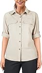 33,000ft Women's UPF 50 UV Sun Protection Shirt, Cool Quick Dry Long Sleeve Outdoor Fishing Hiking Safari Travel Shirt