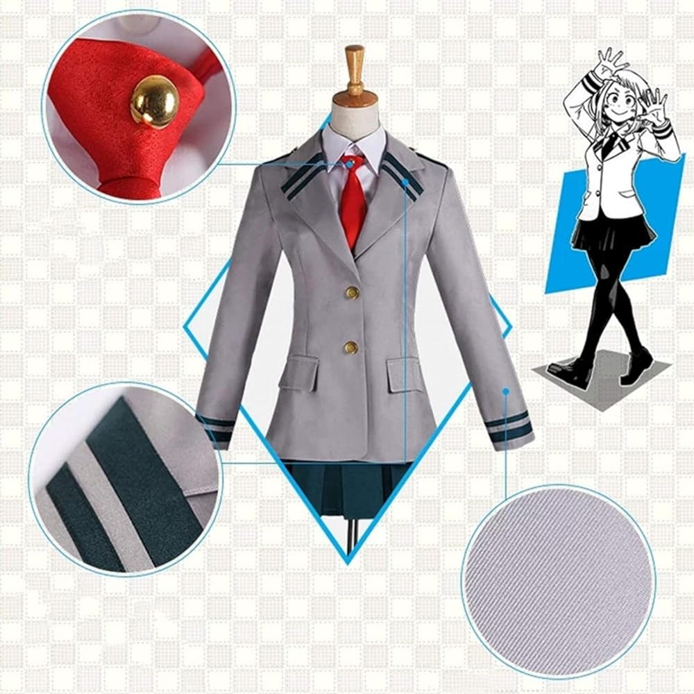 Amazon.co.jp: [Essri] 僕のヒーローアカデミア コスプレ 衣装 麗日
