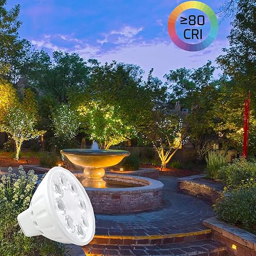 Miniatura 6 de Makergroup Bombillas LED MR16, focos de bajo voltaje para paisaje, 35 W50 W reemplazos halógenos. 5W blanco cálido 2700K-3000K 12V Gu5.3 base bi-pin