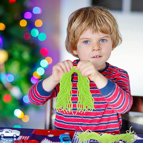Miniatura 4 de 4 piezas de fideos antiestrés, fideos elásticos para la ansiedad, TPR, multicolor, que brillan en la oscuridad, súper suaves y cómodos, fideos ramen