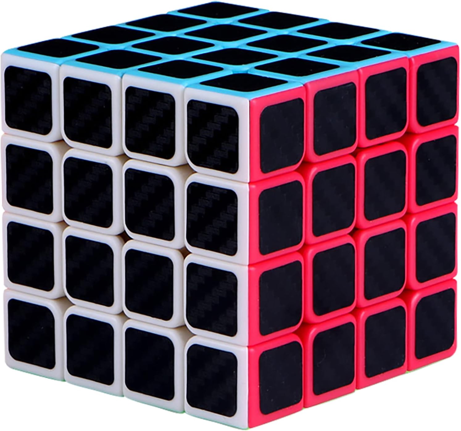 MAGIC SELECT Magic Cube 4x4 Pack Meilong Moyu Cubing Classroom Non-Slip Carbon Fiber with Faster Spin, Easy and Smooth, 3D Puzzle, Beginners and Professionals