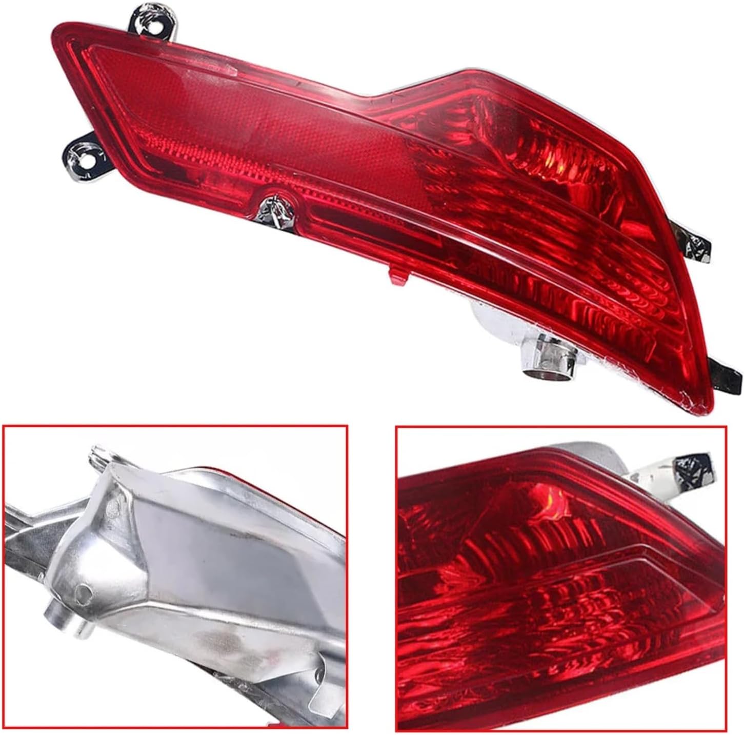 Compatible With X6 E71 2011 2012 2013 2014 車のリアテールライトシーケンシャルターンシグナ バンパーリフレクターアセンブリ  Compatible With X6 E71 E72 2008 2009 2010 車用リアバンパー バックミラーインジケーター ために ヒュンダイ  ために ソナタ 2020 2021 2個 ... 車用リアバンパー反射材 Compatible With For X6 E71 E72 2008 2009 2010 車用リアバンパー