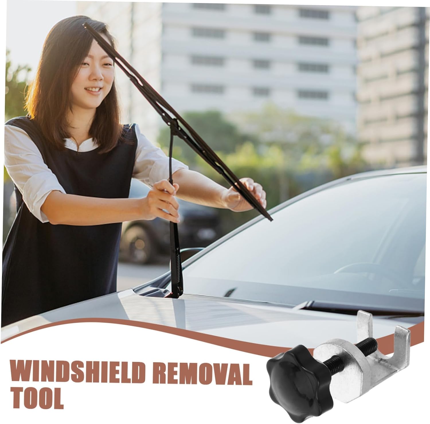 Ciieeo Automotive Windshield Wiper Arm Puller Tool Versatile Bearing Removal Tool for Wiper Arm Removal Compatible with Various Models Simple Operation Durable Design