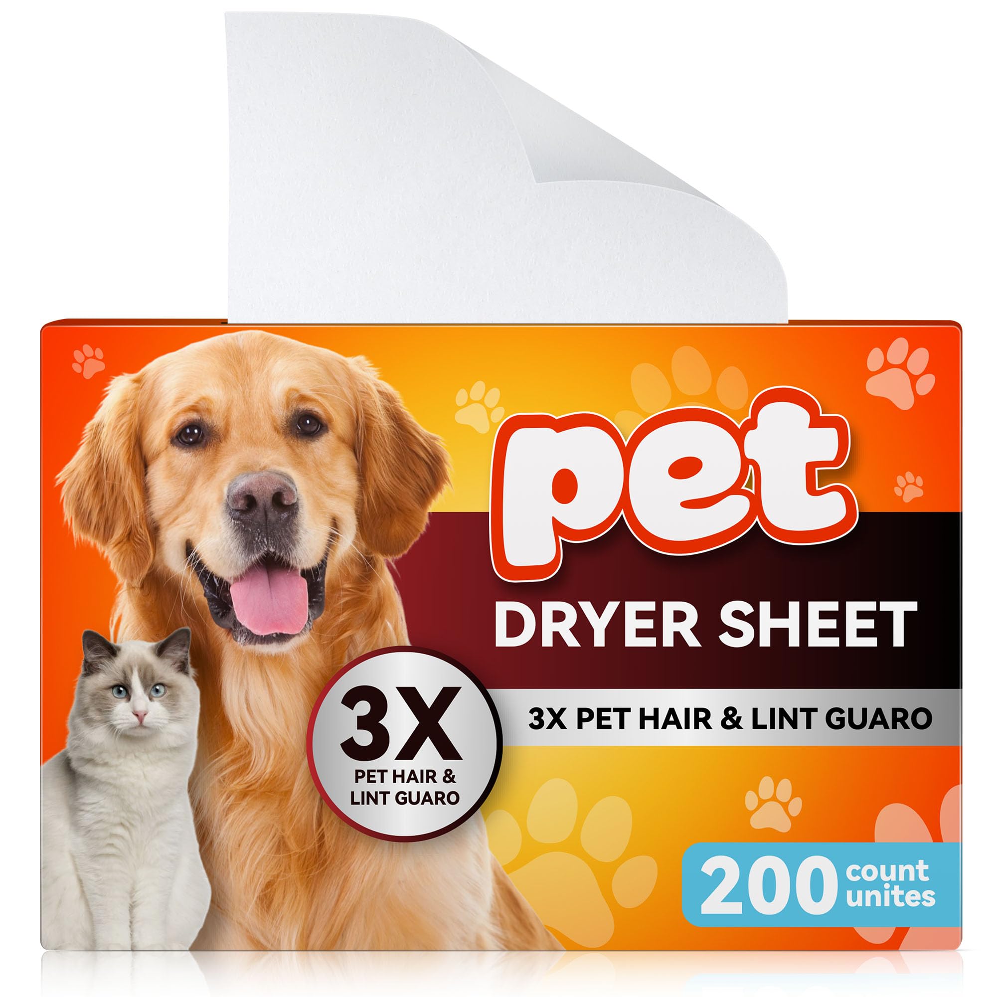 Heigble Pet Hair Remover Dryer Sheets