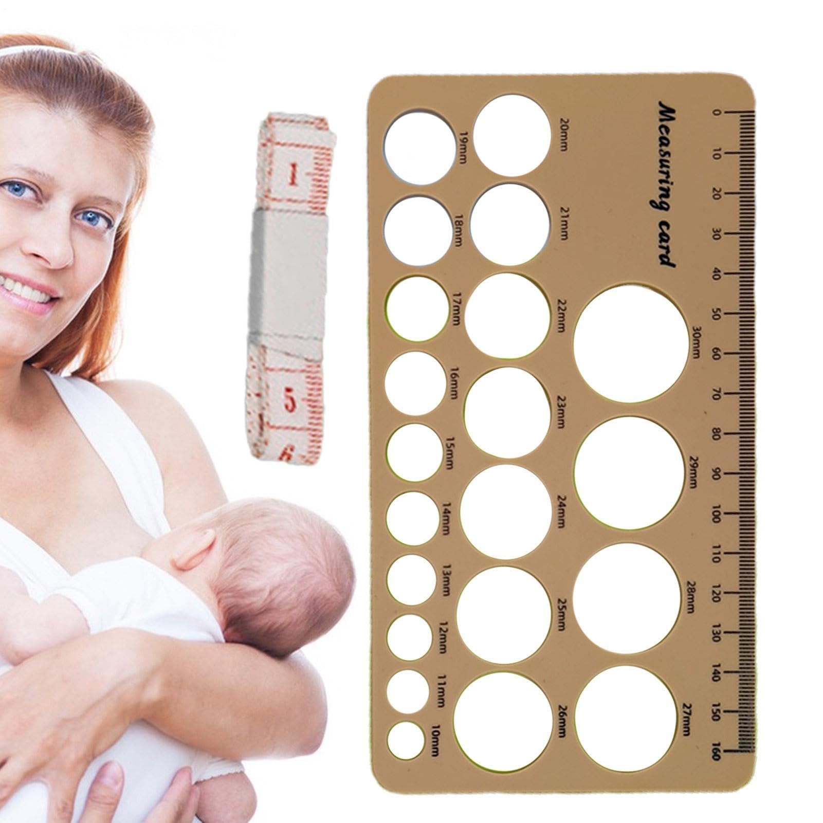 Nipple Ruler for Flange Sizing - Breast Flange Measuring Tool | Soft Ruler
