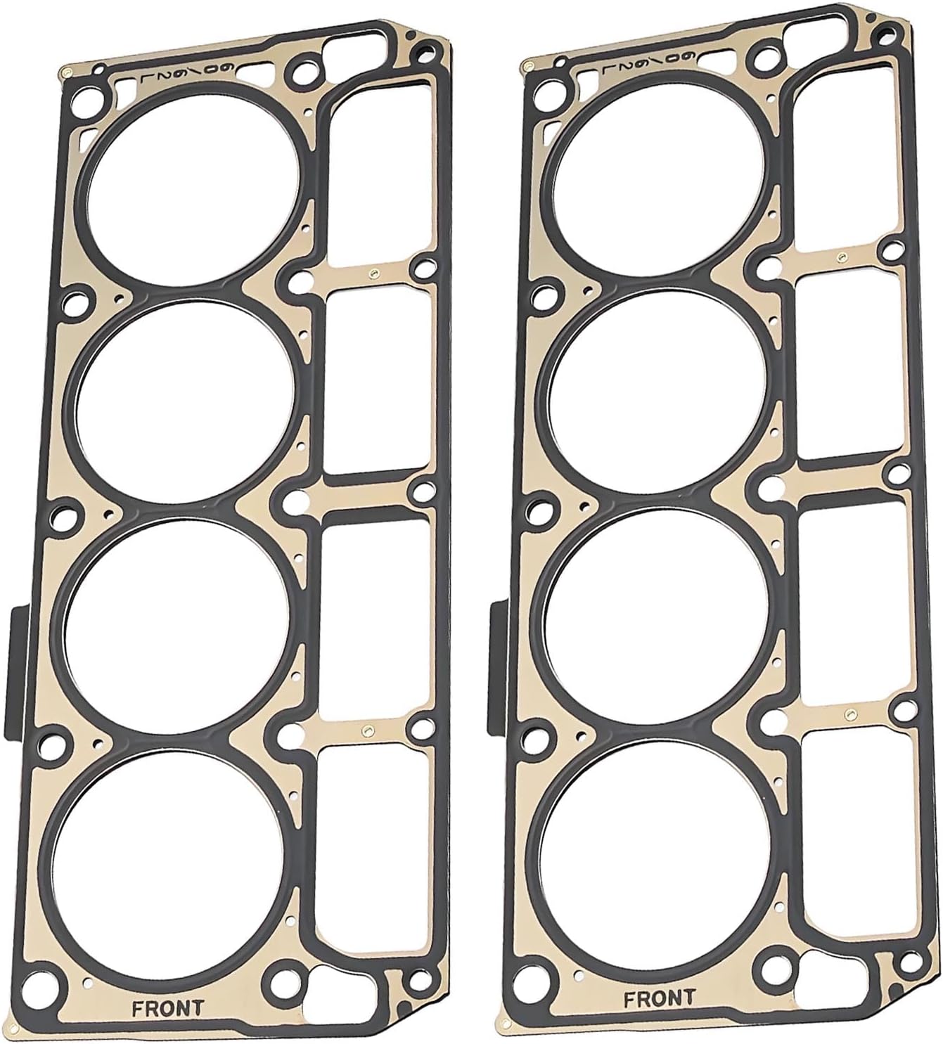 12610046 5-Layer Head Gaskets Sets 2PCS for GM for Chevrolet Silverado Express GMC Sierra Yukon XL Cadillac Escalade Hummer Pontiac SAAB, for Engines 6.0L 6.2L LQ4 LQ9 L96 L76 LY6 L92 L99