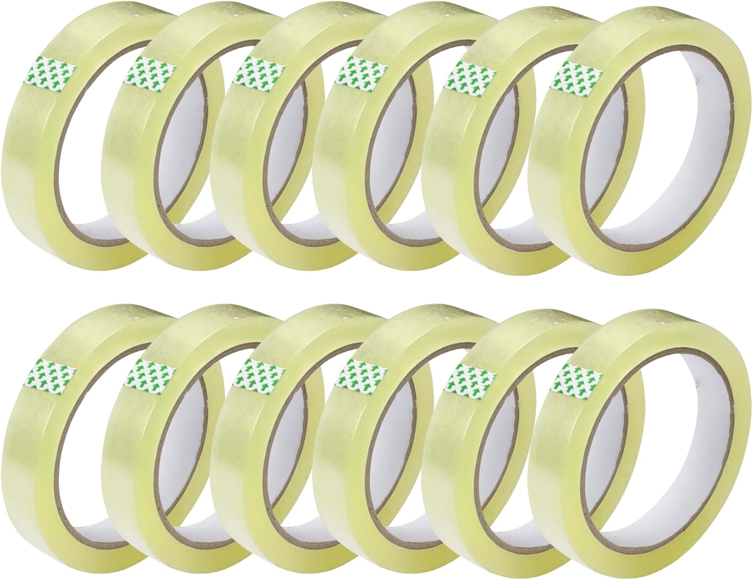 GTSE Premium Clear Tape, 1 inch x 217 feet, Strong Transparent Gift