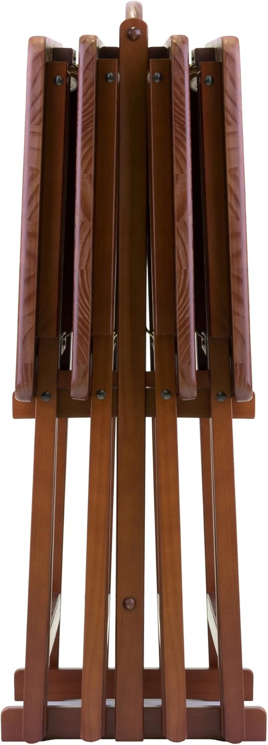 Winsome Alex 5-PC Set Snack Table, Walnut : Home & Kitchen