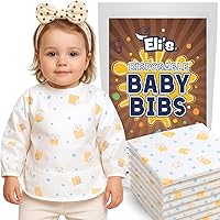 Vista 9 de Eli with Love Disposable Bibs Individually Wrapped