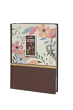 Erminio Palamino Edition 2022 Elegant Executive Hard Cover Diary | Edition 2022 Year Planner | Organiser/Executive Diaries/Planner/Notebook | Sleek & Stylish | Stylish Brown