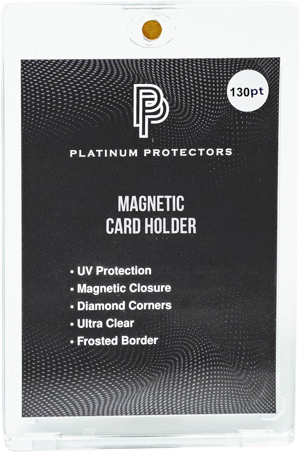 Magnetic Card Holder for 130pt Trading Cards (100 Pack) One Touch Case with Ultra Clear UV Protection