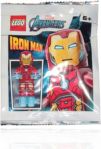 Miniatura 2 de LEGO Marvel Avengers Super Heroes Minifigure – Iron Man (con Power Blasts) Edición Limitada Pack