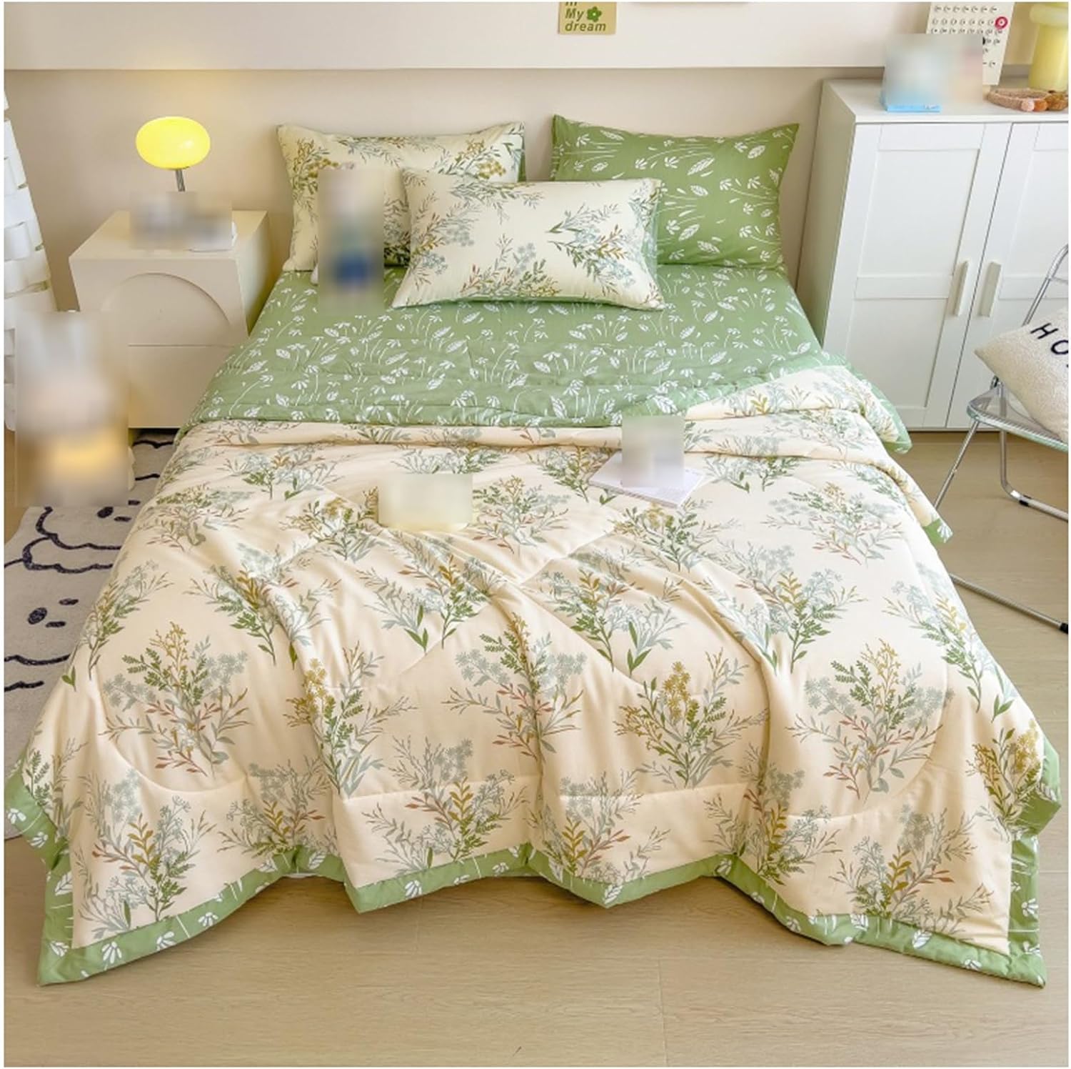 Edredon Summer Duvet, Soft and Breathable, Summer Duvet, Polyester, Washable Summer Duvet, Light and Thin Microfibre Quilt (H, 150 x 200 cm)