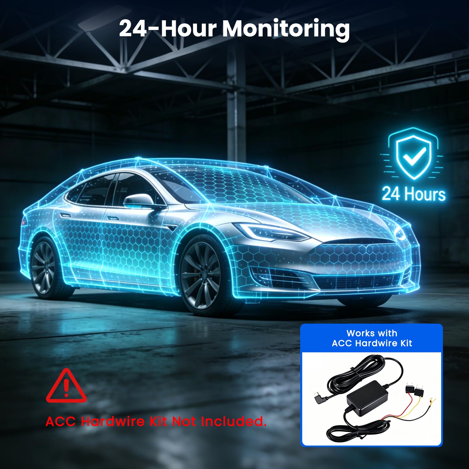 2 Canales Dash CAM, WiFi Dash CAM con 4K Delantero y Trasero, Pantalla de 3 Pulgadas, Cámara de Coche con Tarjeta 64 G/G-Sensor/Grabación en Bucle/Visión Nocturna/24h-Monitor de Aparcamiento