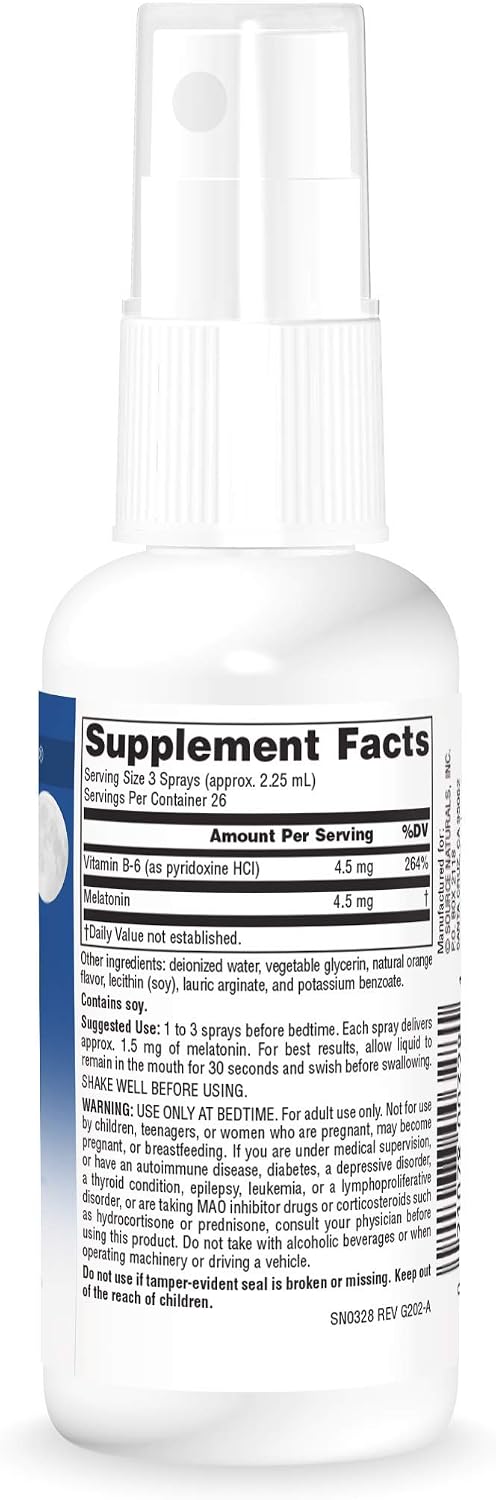 Source Naturals Melatonin Orange Flavored NutraSpray 1.5 mg - 2 Fluid oz