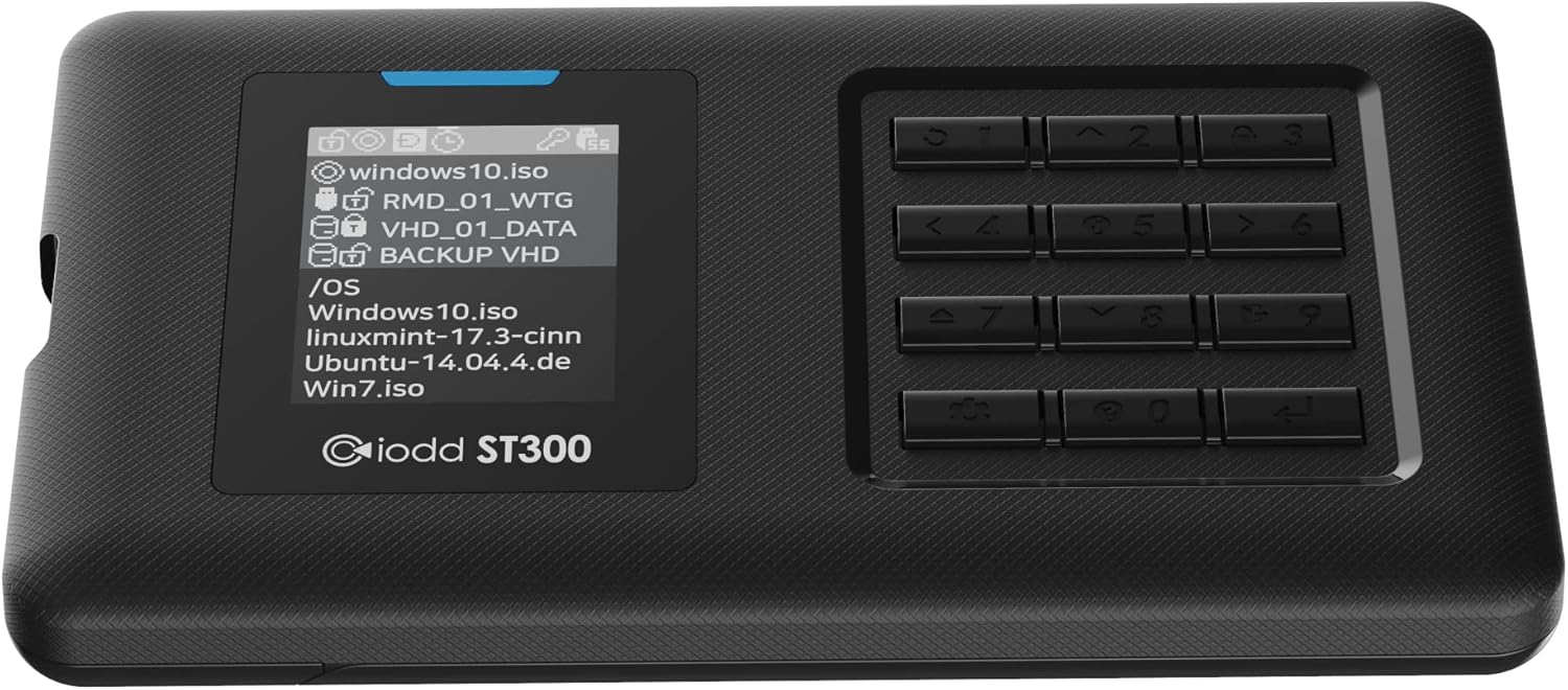 iodd ST300 2.5 inch(7mm) Enclosure/USB-C/Bootable Virtual ODD&HDD/Write Protect / 2531