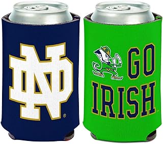 WinCraft NCAA Notre Dame Fighting Irish 1 Pack 12 oz. 2-Sided Can Cooler