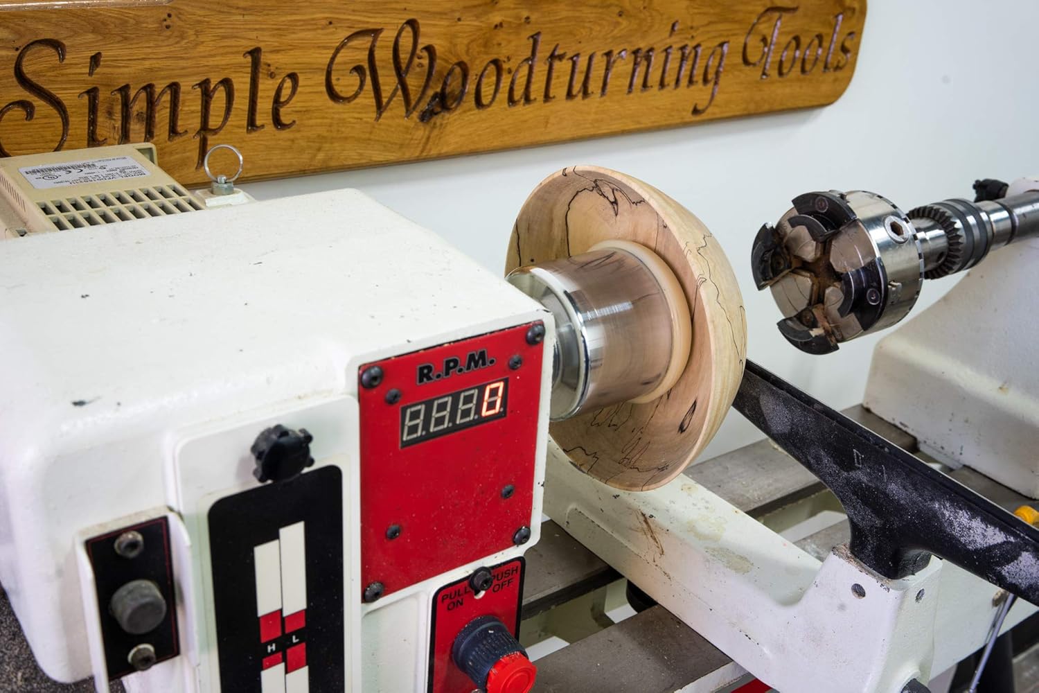 Simple Woodturning Tools 1" x 8 TPI Threads Vacuum Chuck for Wood Turning Lathe, Made in USA