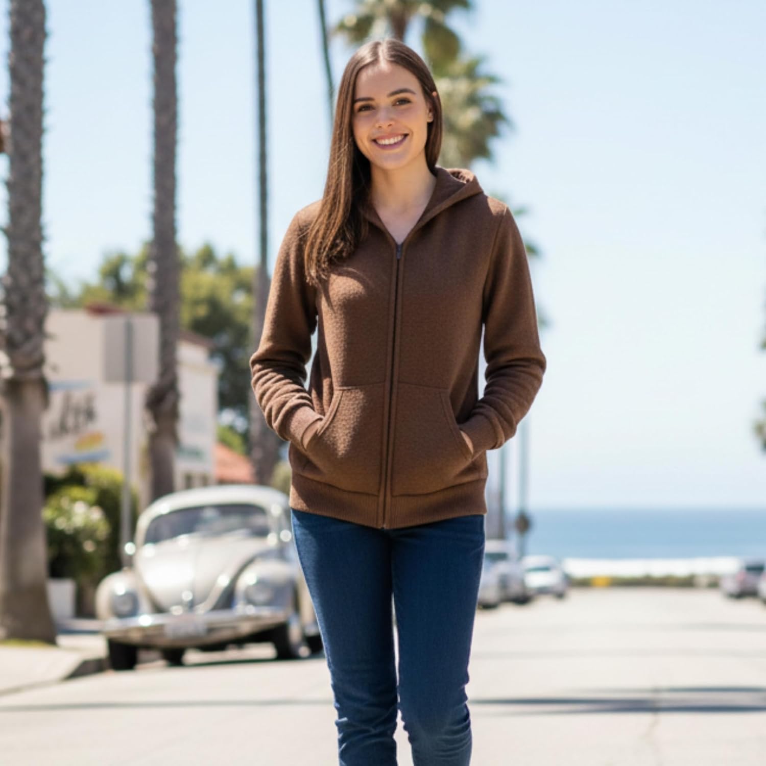 Gamboa Alpaca Cardigan Sweater for Men and Women Hoodie Mens Jacket Light and Softness Wool Knitted - Image 6