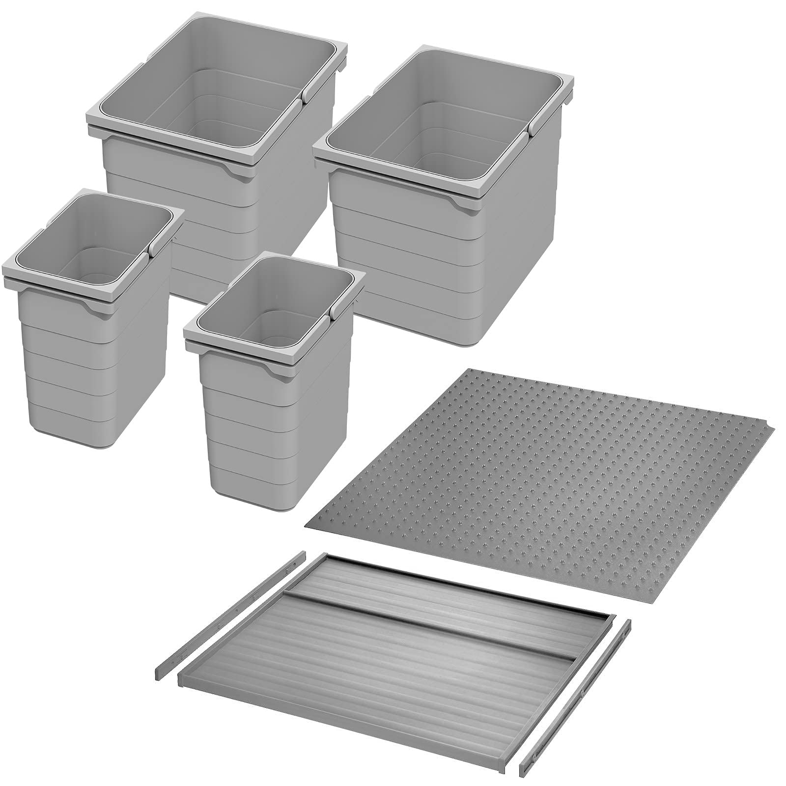 Blum Ninka Cubo de Basura Recolector de eins2vier KB 600 mm Alto 250 mm 2x