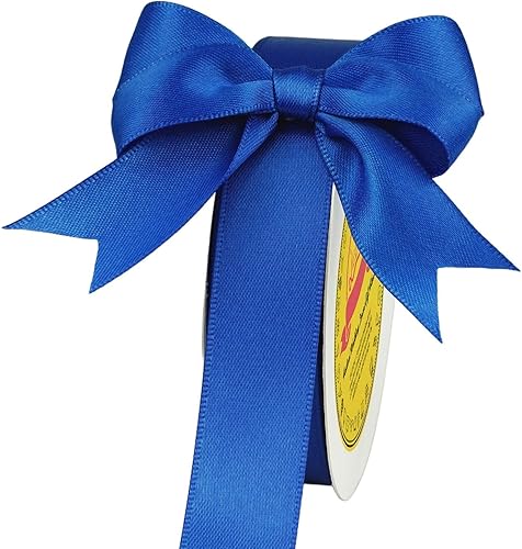 Miniatura 870 de Cinta de satén verde esmeralda de doble cara de 1-1/2 pulgadas x 50 yardas, cinta de poliéster verde esmeralda para envolver regalos, muy adecuada