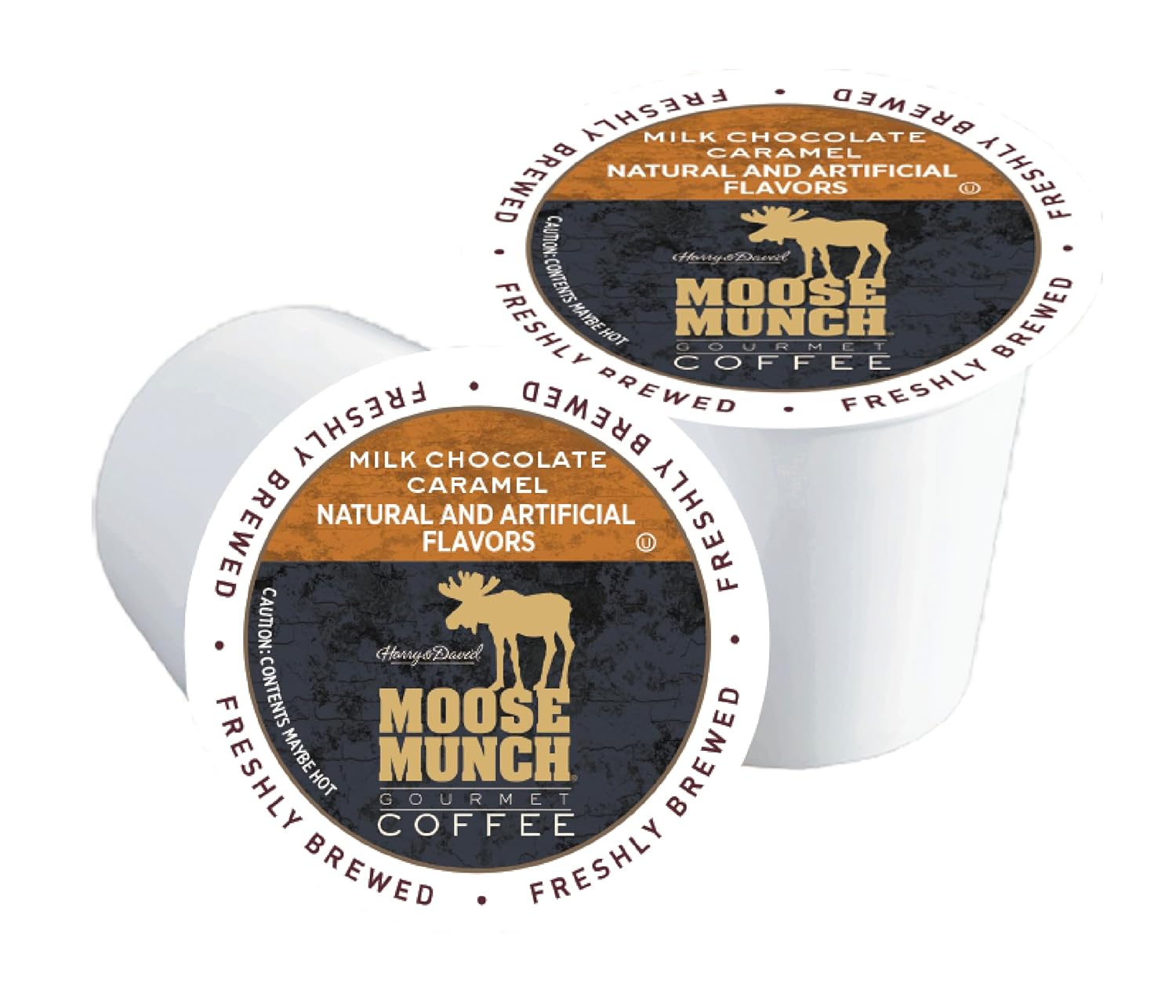 Moose Munch Single Serve Coffee (4/18 Count Boxes, Milk Chocolate Caramel)