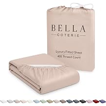 Bella Coterie | Luxury Bamboo Viscose Full Size Fitted Sheet Only