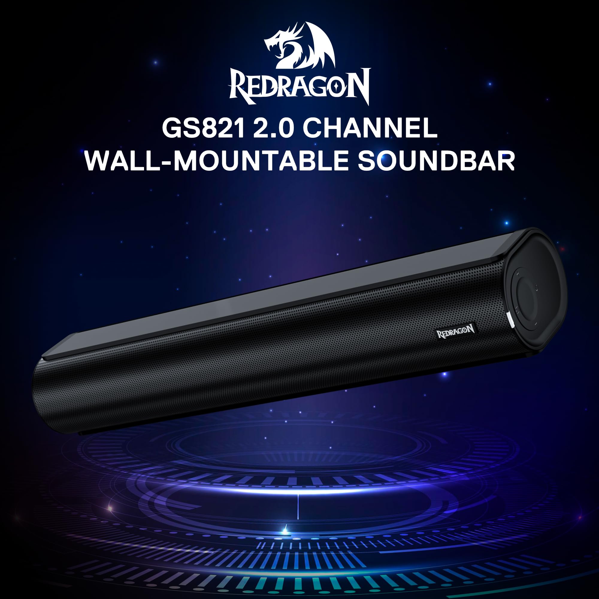 Redragon GS821 Haut Parleur Filaire 20W USB Noir