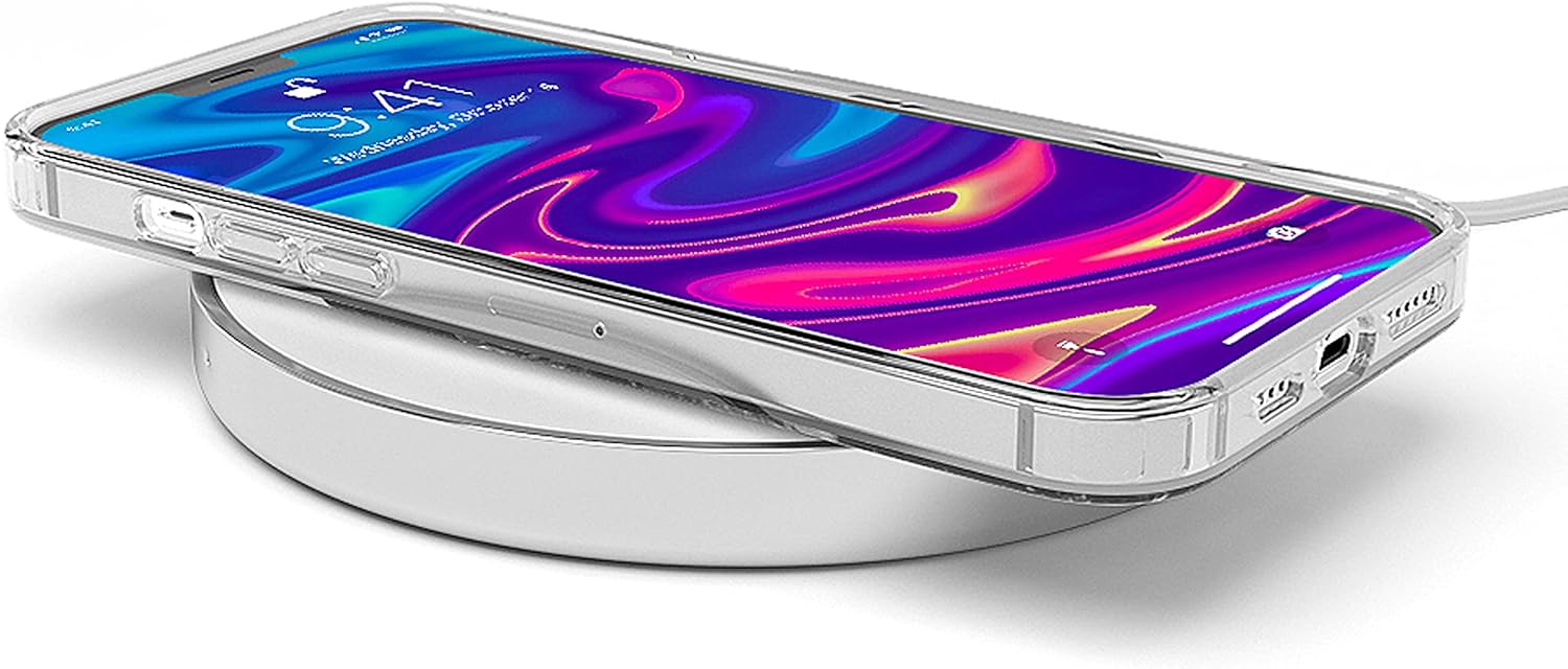 Casely iPhone 12/12 Pro Case | Sleek and Simple | Black Marble V Clear | Classic Ultra Slim Design - Image 5